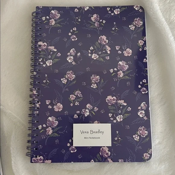 Vera Bradley Wild Roses Purple Notebook Set - Picture 2 of 5